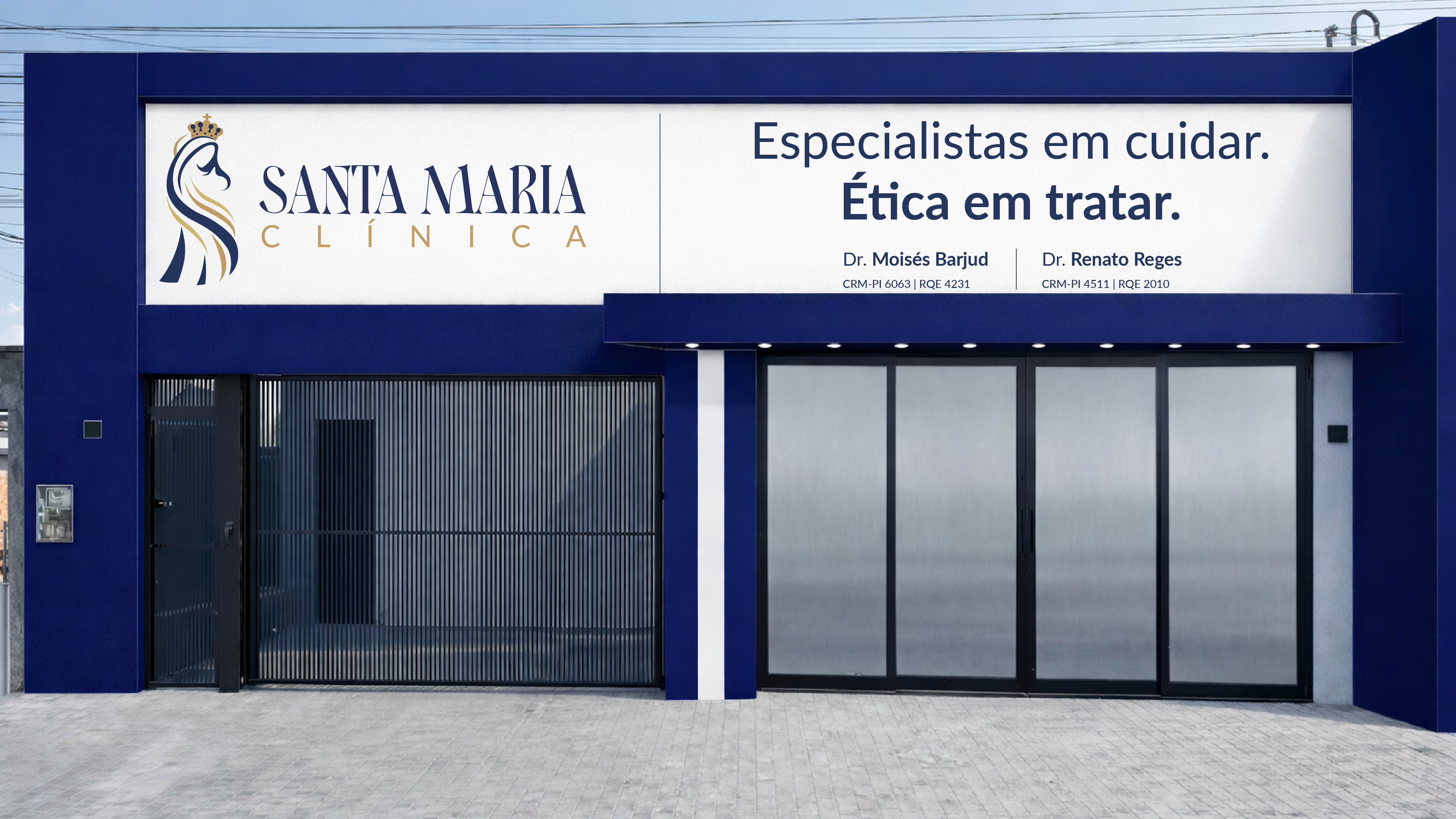 Fachada da Clínica Santa Maria — Bom Jesus, PI